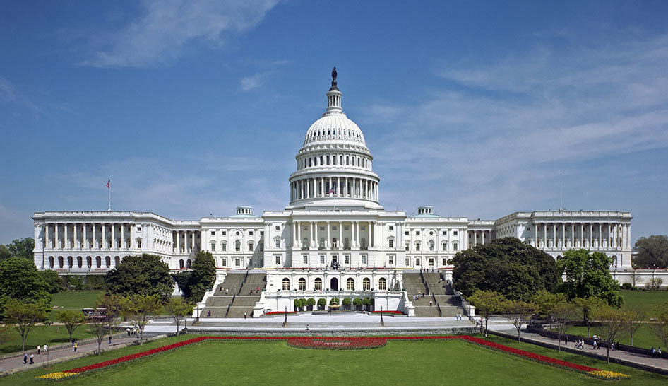 Anchura de columna del Capitolio de Estados Unidos