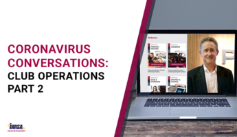 Conversación sobre el Coronavirus Webinar parte 2 Diapositiva del título de la subvención